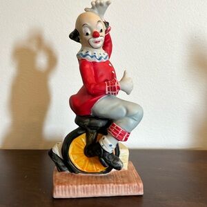 Clown on unicycle